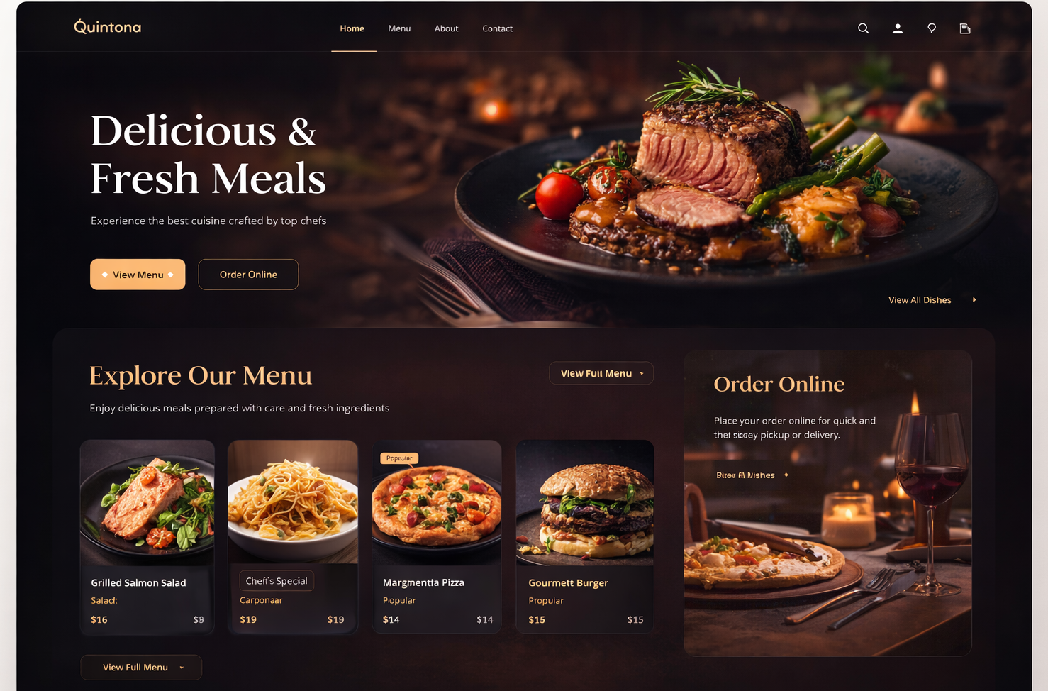 Landing page